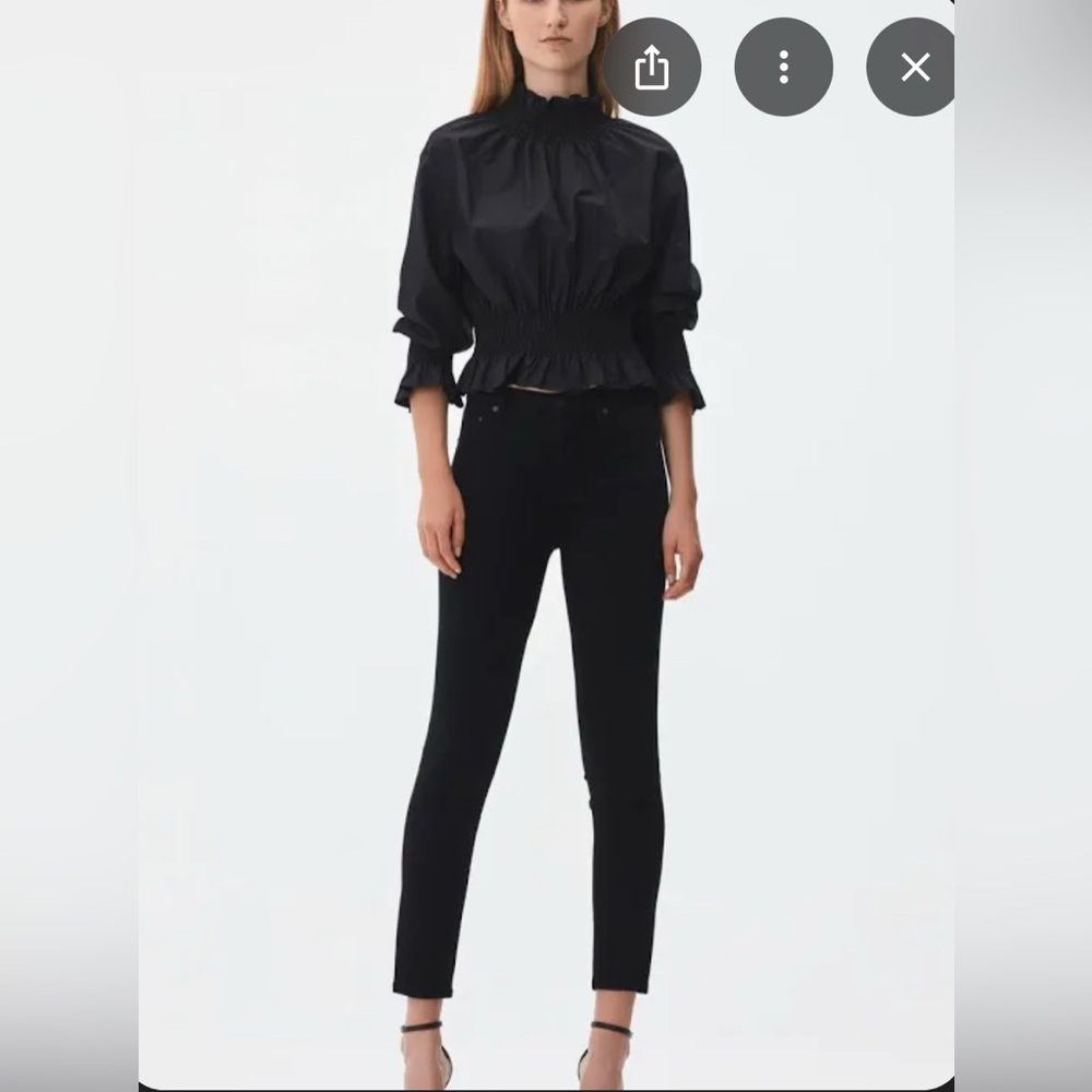 VGUC Citizens of Humanity black jeans, style Cara High Rise Cigarette Ankle